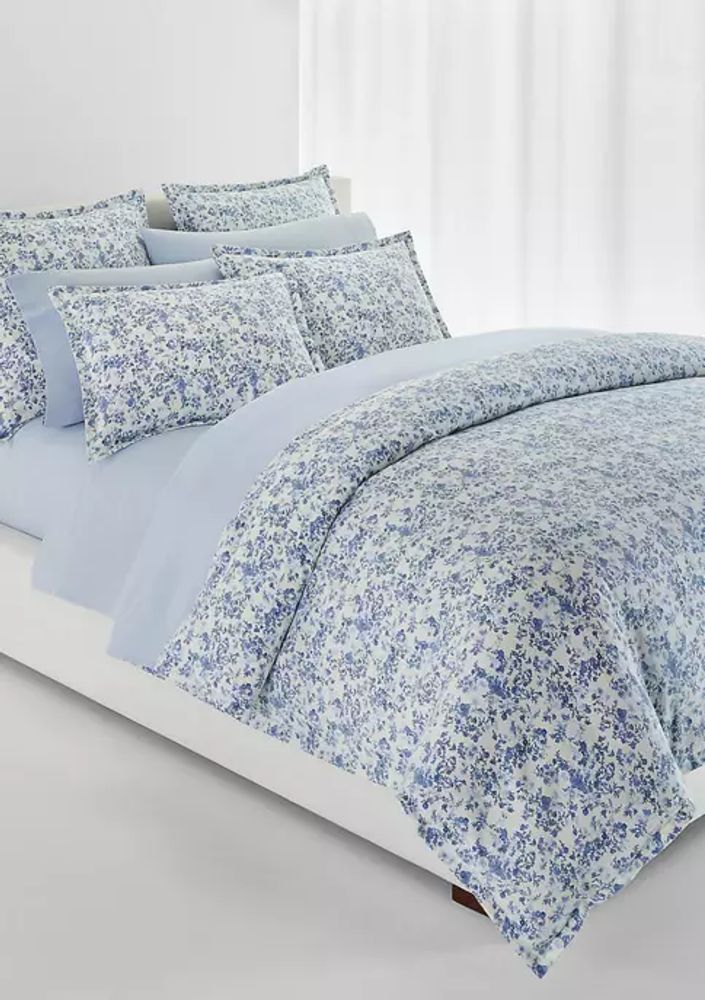 Belk Rhyne Floral Flannel Duvet Cover Set | The Summit