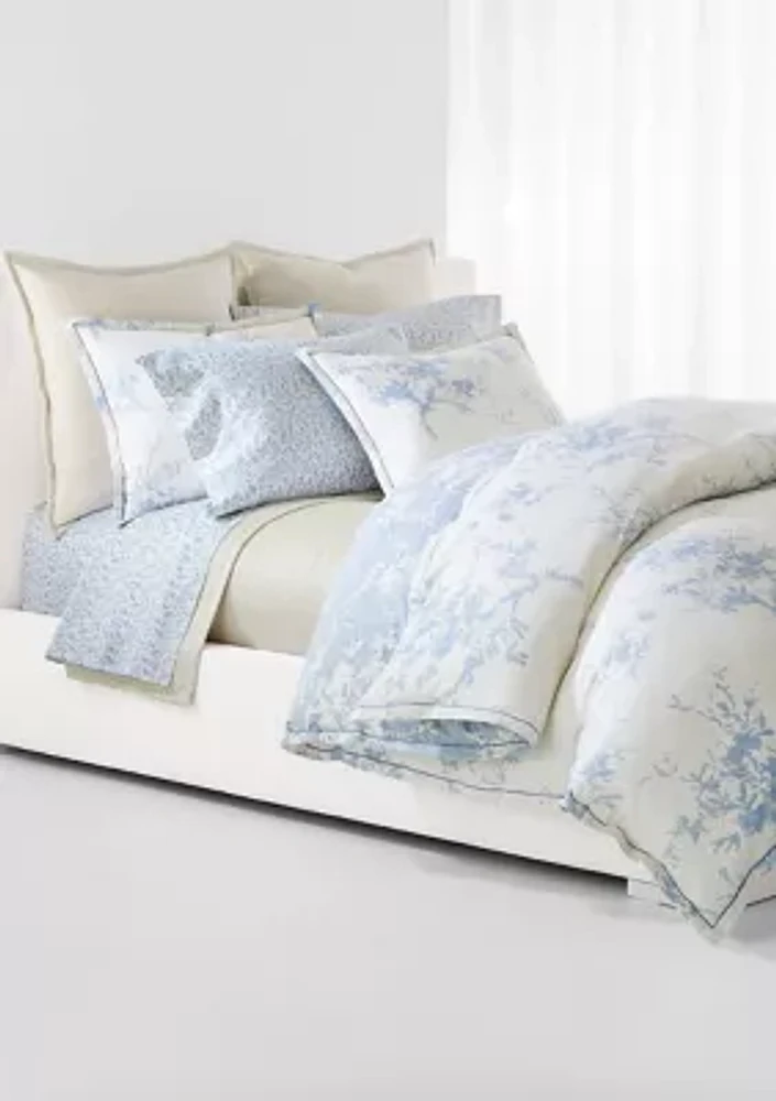 Eva Botanical Cotton Sateen Comforter Set