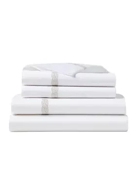 Spencer Cable Embroidery Sheet Set