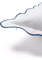 Piqué Scallop Euro Sham