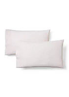 Spencer Sateen Leaf Pillowcase Set