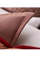 Hallie Herringbone Throw Pillow