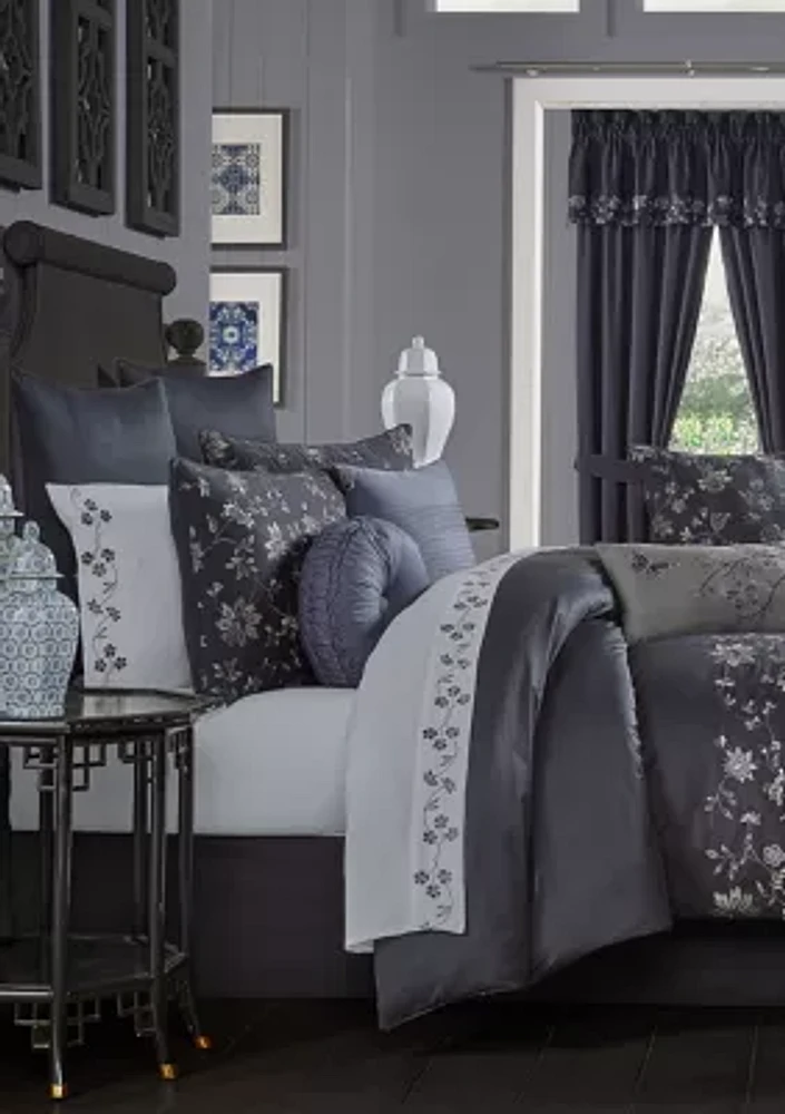 Delilah Indigo 4 Piece Comforter Set