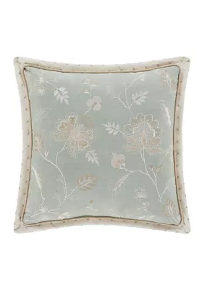 Garden View 18" Square Decorative Throw Pillow