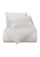 Oceanside Gray/White Comforter Set