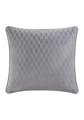 Carolina Falls Square Gray Decorative Pillow