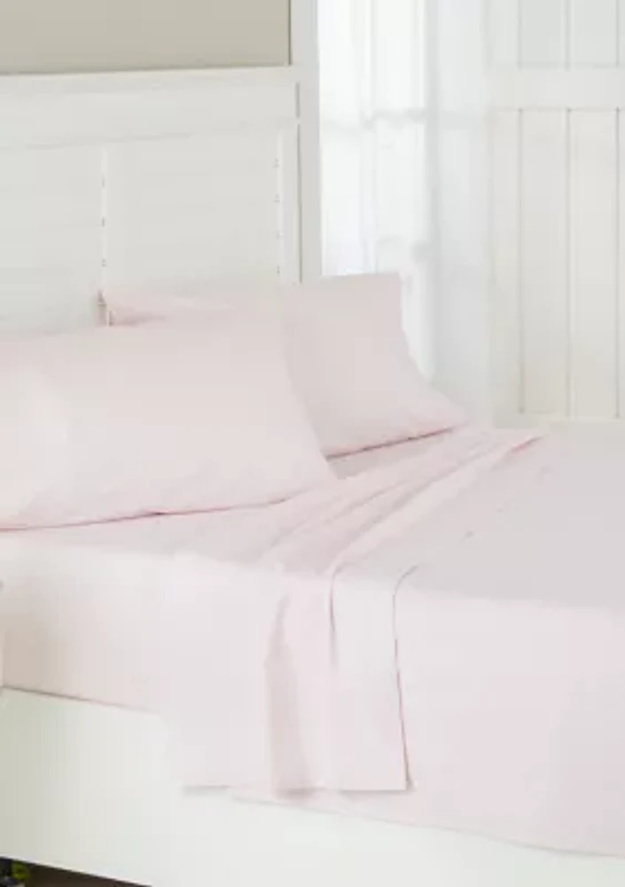 Calico Scallop Pink Sheet Set