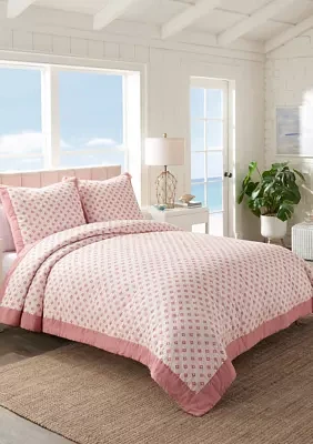 Hartsville Coral Full/Queen Quilt