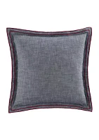 Indigo Isle Square Navy Decorative Pillow