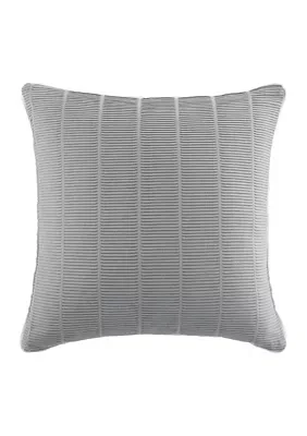 Moby Square Gray Decorative Pillow