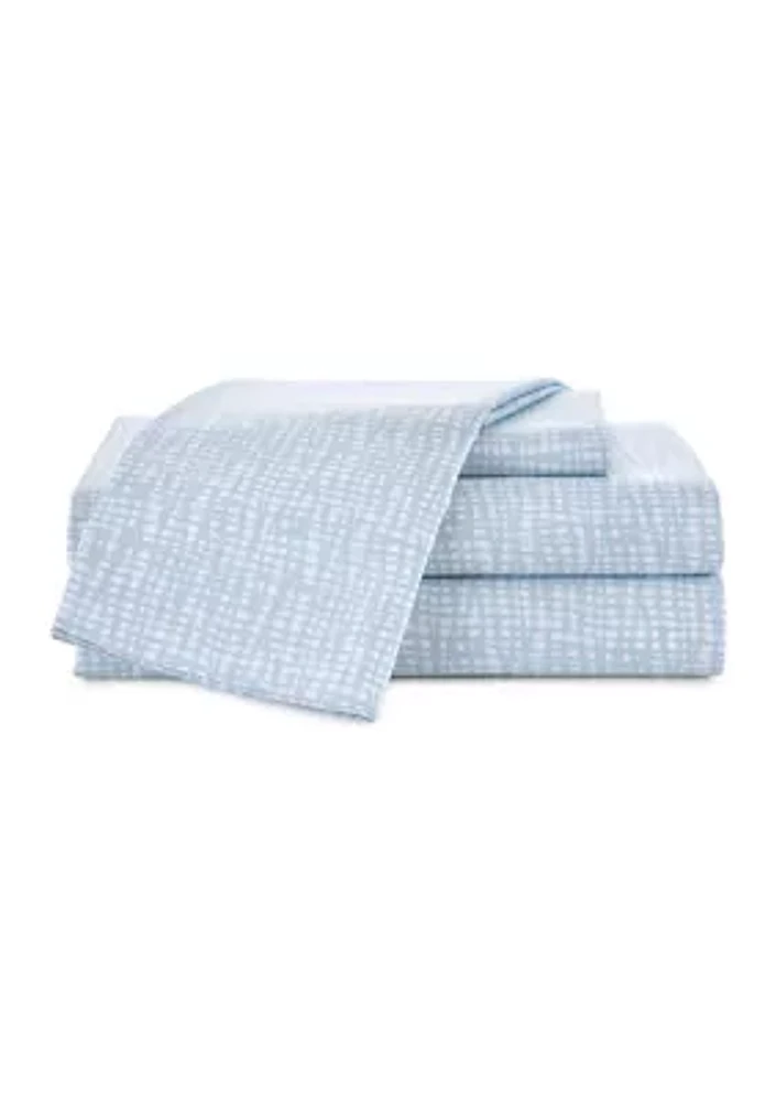 Netting Plaid Sheet Set