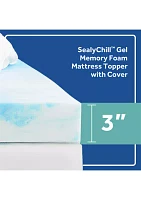 Chill 3" Memory Foam Mattress Topper