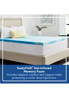 Chill 2" Memory Foam Mattress Topper