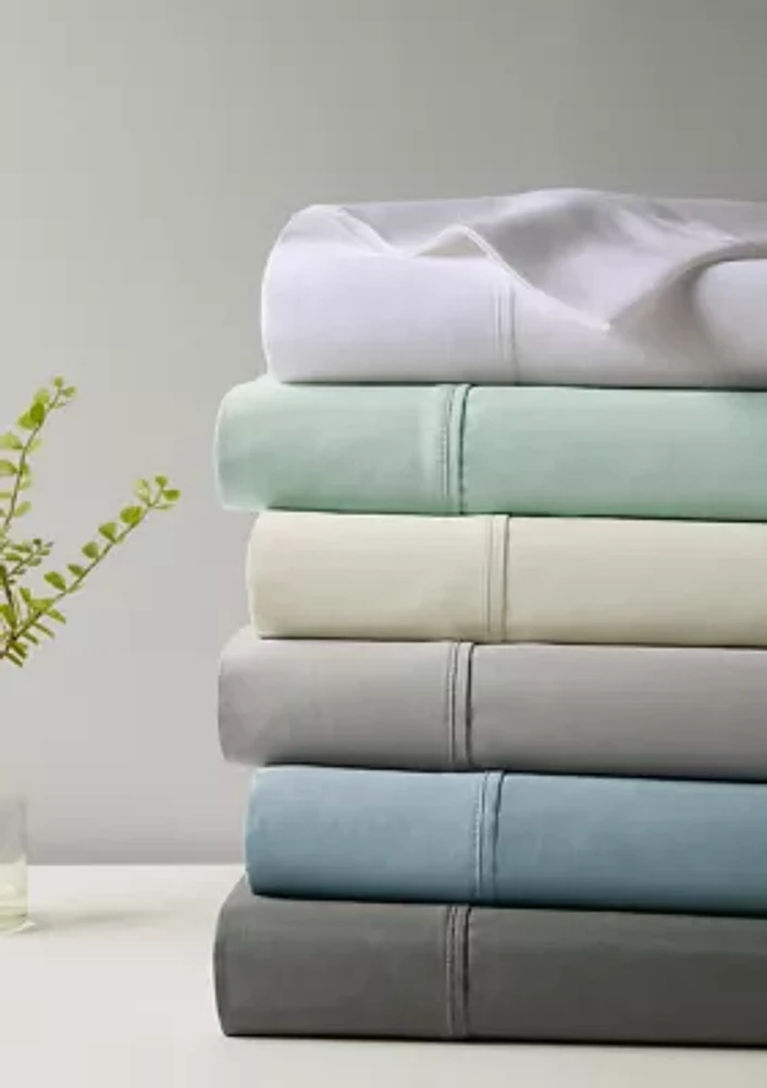 1000 Thread Count HeiQ Smart Temperature Cotton Blend 4 PC Sheet Set