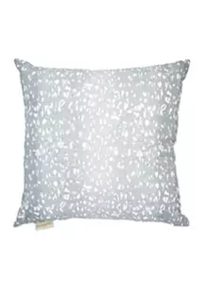 Biltmore® Kendall Square Silver Printed Decorative Pillow