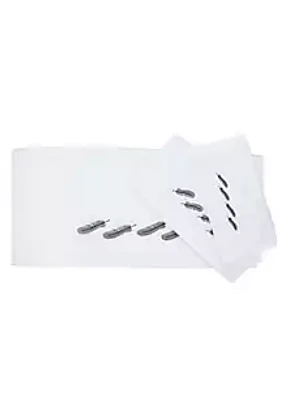 Paseo Road by HiEnd Accents Embroidered Feather White Towel Set