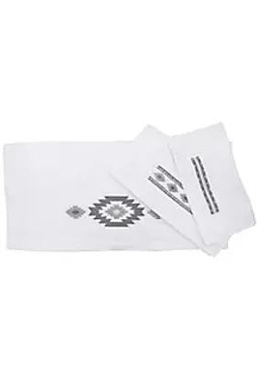 Paseo Road by HiEnd Accents Free Spirit White Embroidery Towel Set