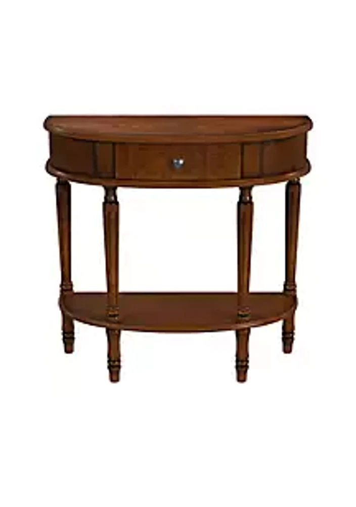 Butler Specialty Company Mozart Antique Cherry Demilune Console Table