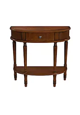 Butler Specialty Company Mozart Antique Cherry Demilune Console Table