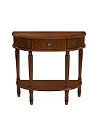 Butler Specialty Company Mozart Antique Cherry Demilune Console Table