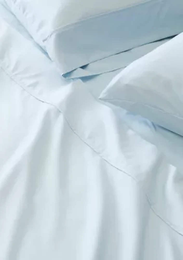 400 Thread Count Light Blue Sheet Set