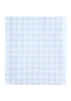 Blue Plaid Sheet Set