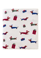 Multi Dog Printed Christmas Sheet Set