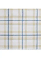 Blue Plaid Sheet Set