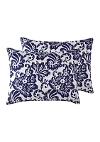 Navy Paisley 6-Piece Comforter Set