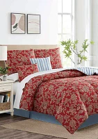 Red Jacobean Comforter Set