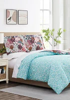 Multi Print Floral Comforter Set