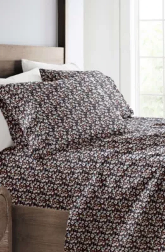 Sheet Set Patterned Microfiber Ultra Soft Bedding Floral Dream