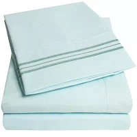 1800 Series 4 Piece Deep Pocket Bed Sheet Set