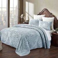 Rylee Collection King Bedspread Set White