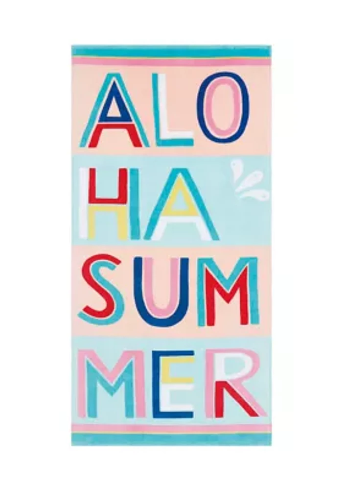 Aloha Beach Towel 