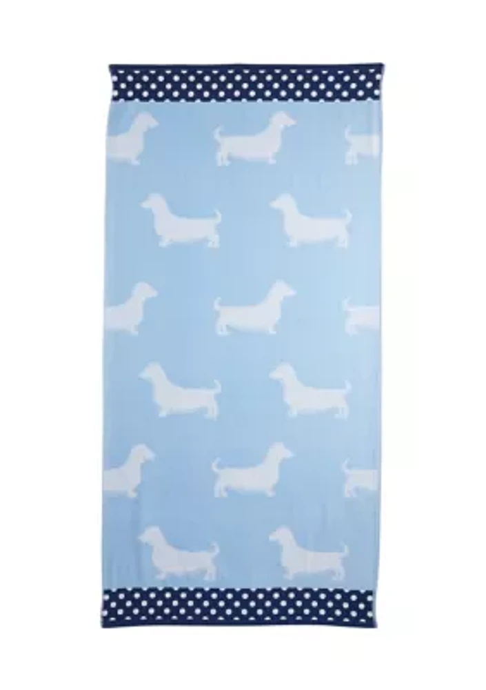 Dachshund Beach Towel