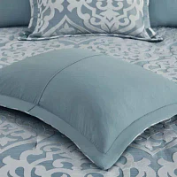 Odette 8 Piece Jacquard Comforter Set