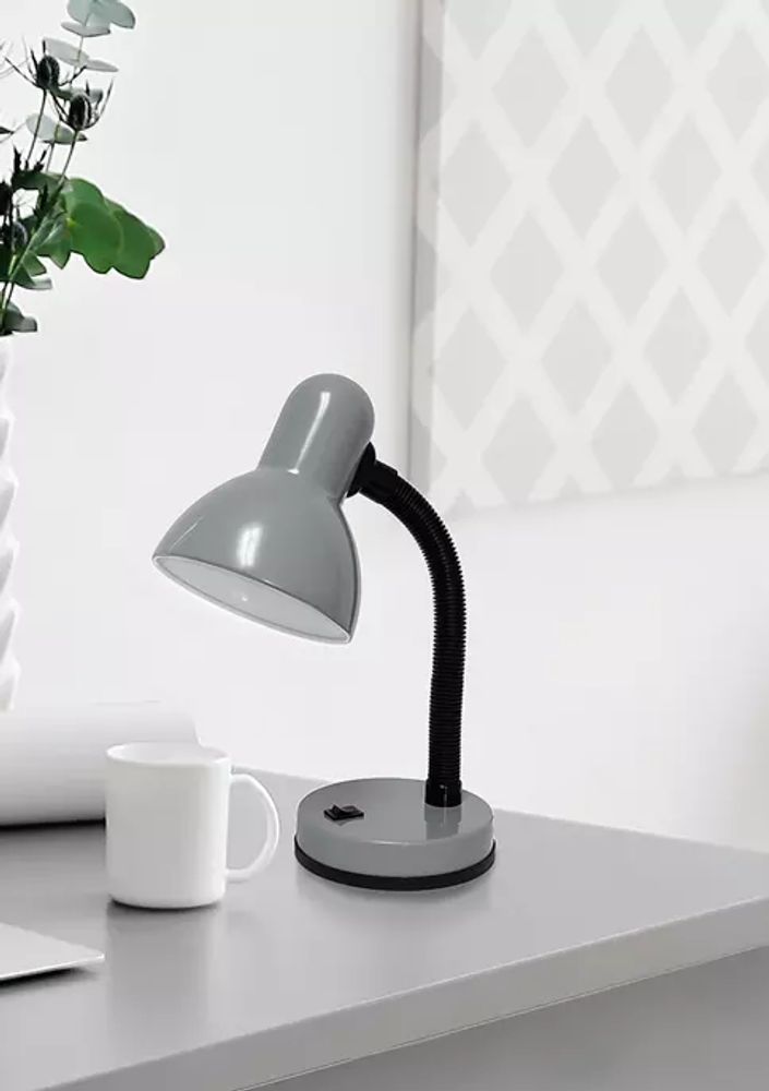 Basic Metal Desk Lamp with Flexible Neck | Summit