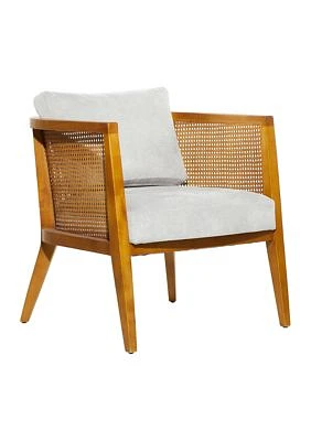 Contemporary Wood Accent Chair