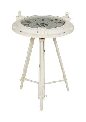 Nautical Metal Accent Table