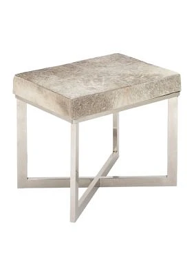 Contemporary Leather Stool