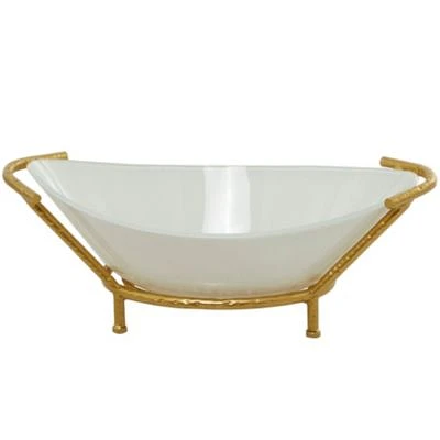 Modern Glass Serving Bowl