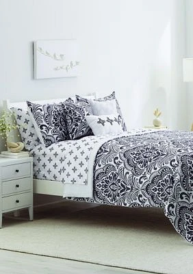 Medallion 10 Piece Bedding Set