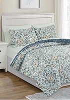 Decorative Medallion 7-Piece Comforter Set