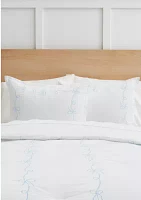 Blue Bow Comforter Set