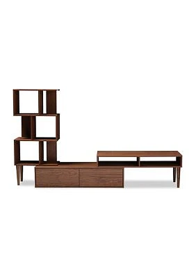 Haversham Mid-Century Retro Modern TV Stand Entertainment Center and Display Unit