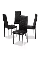 Baxton Studio Blaise Modern and Contemporary Faux Leather Upholstered Dining Chair
