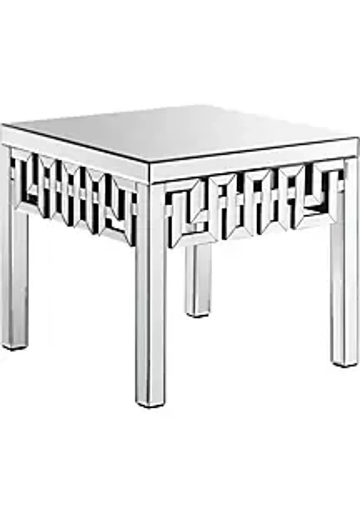 Meridian Furniture Aria Mirrored End Table