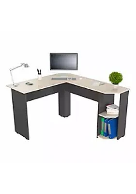 Inval America L-Shaped Corner Desk