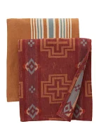 Organic Cotton Throw Blanket Gift Set - 2 Pack